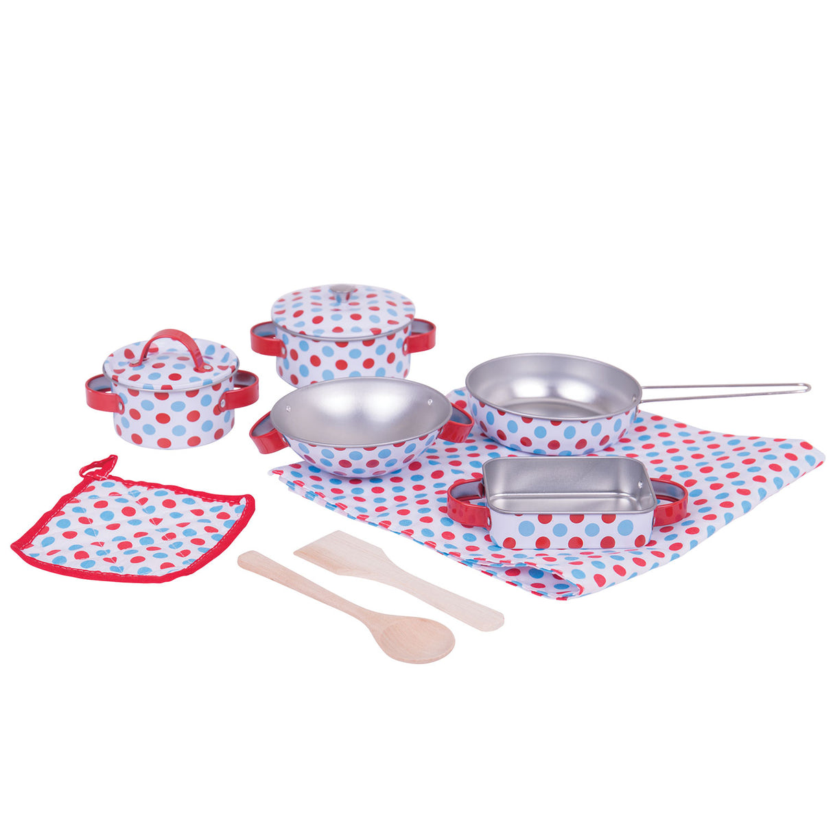 Bigjigs Pinne Pan Set, 10dlg.