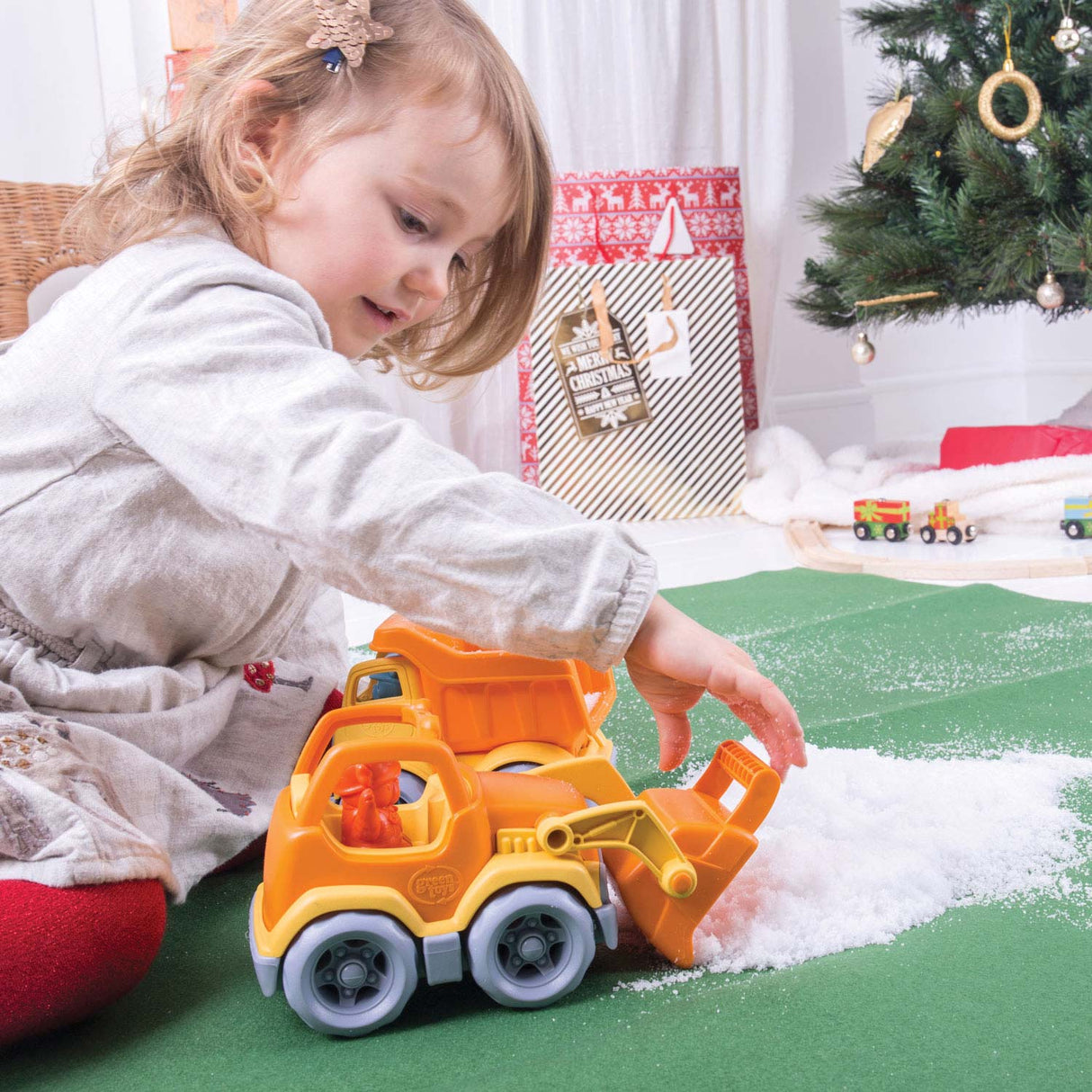 Green Toys Scooper játék lapát teherautó