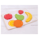 Bigjigs wooden puzzle fruit, 5dlg.