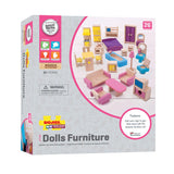 Bigjigs Wooden Dollhouse Furniture, 27DLG.