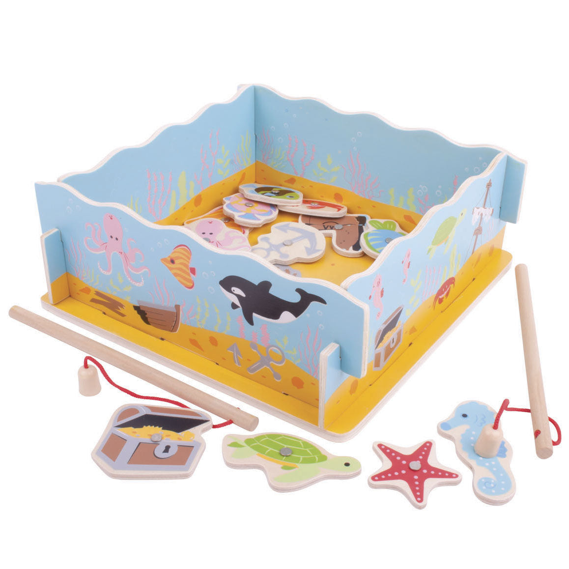 Bigjigs Holzmagnetfischspiel