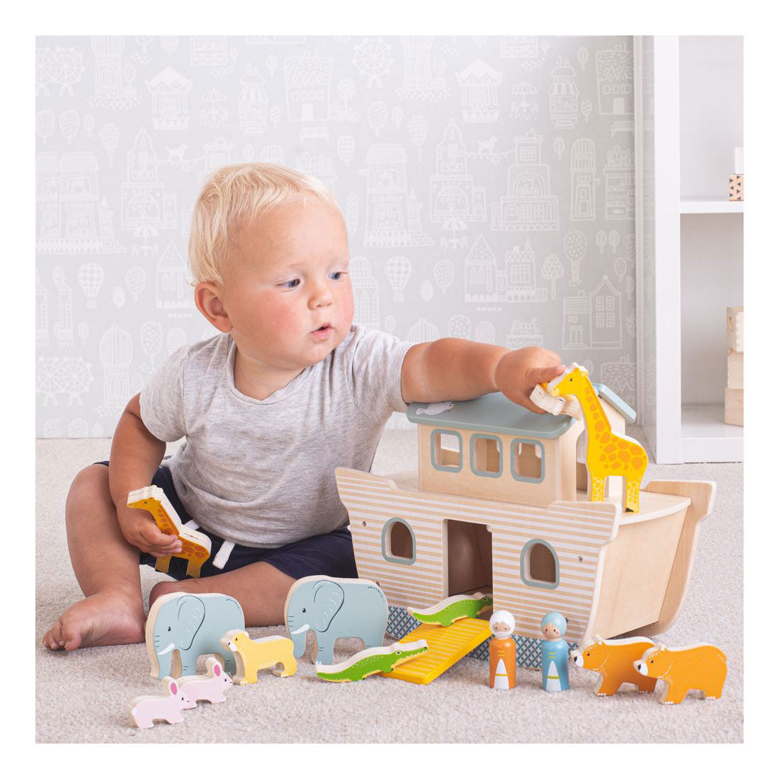 Bigjigs Ark Van Noah, 100% FSC