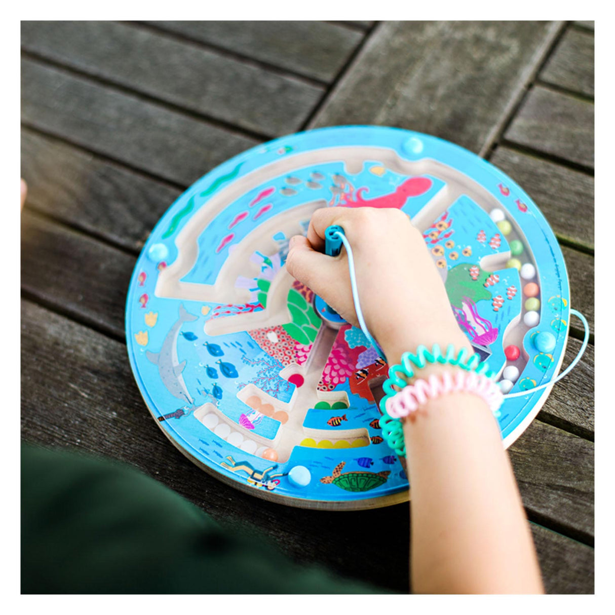 Bigjigs magnetische doolhof spel - onderwaterwereld