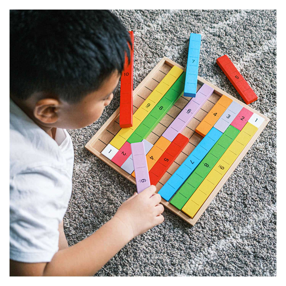 Bigjigs Houten Calculation Play Figures Connect