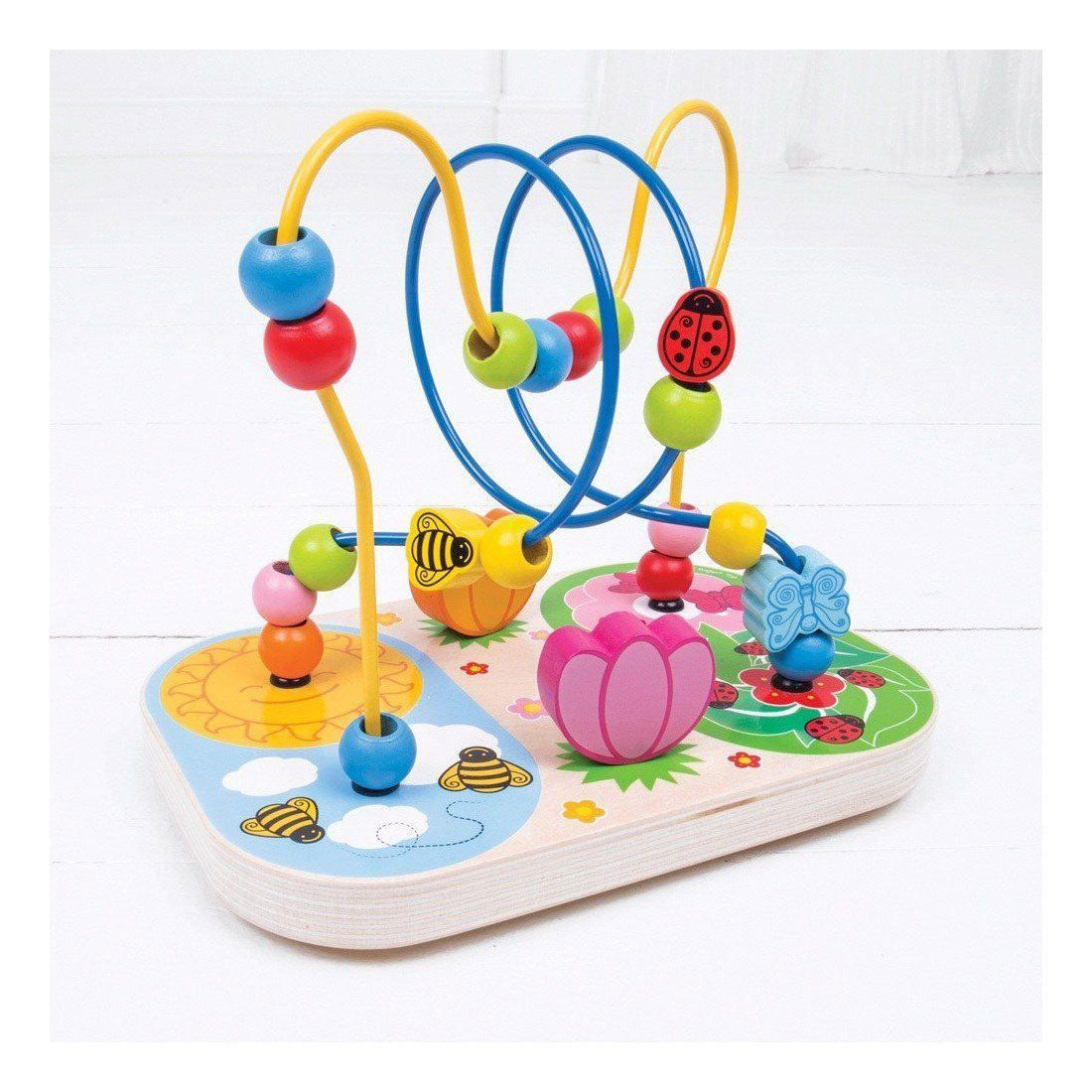 Bigjigs Wooden Motor Skills Spiral Flower