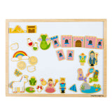 Bigjigs magnetesch Plack mat Holzrand
