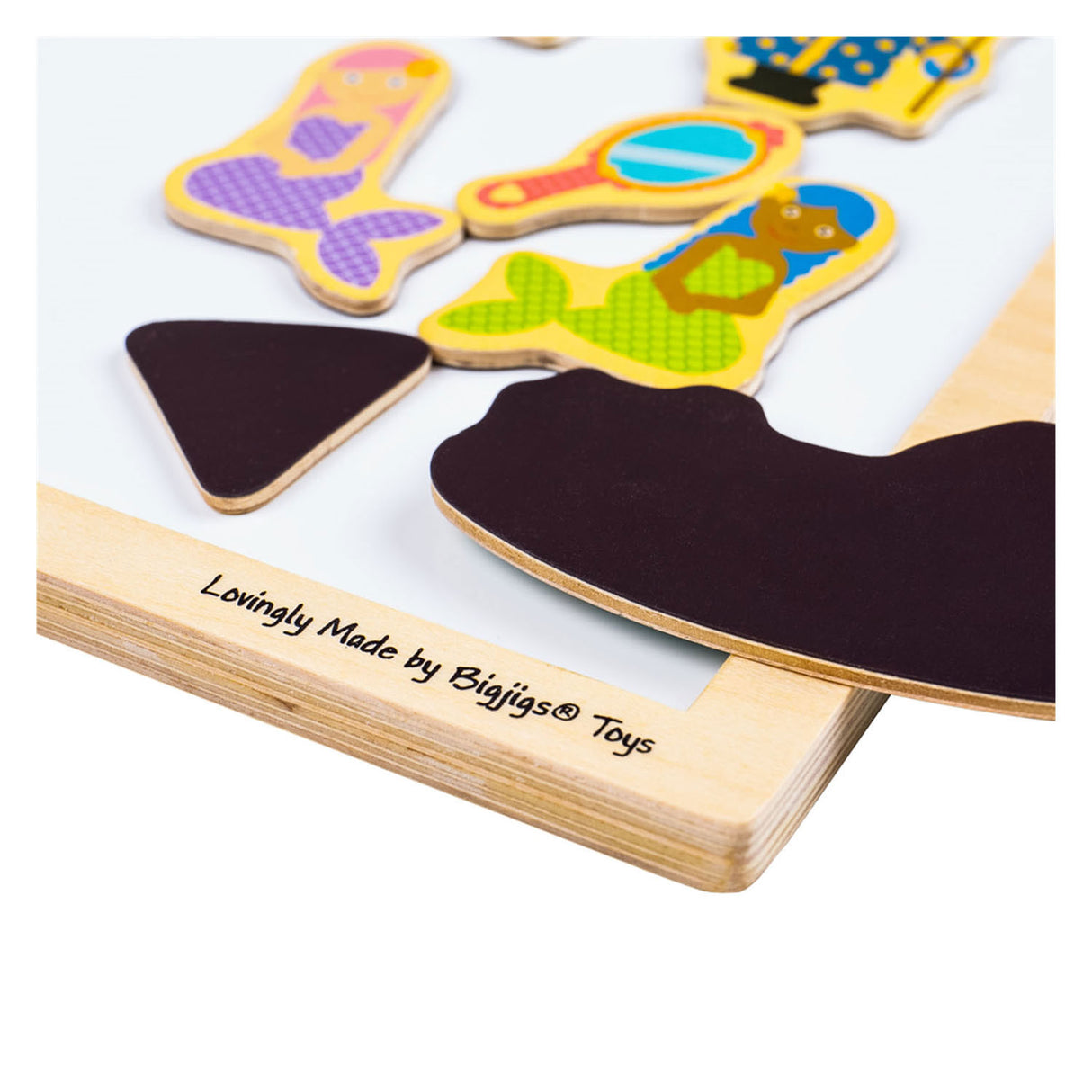 Bigjigs Magnetic plate with wooden edge