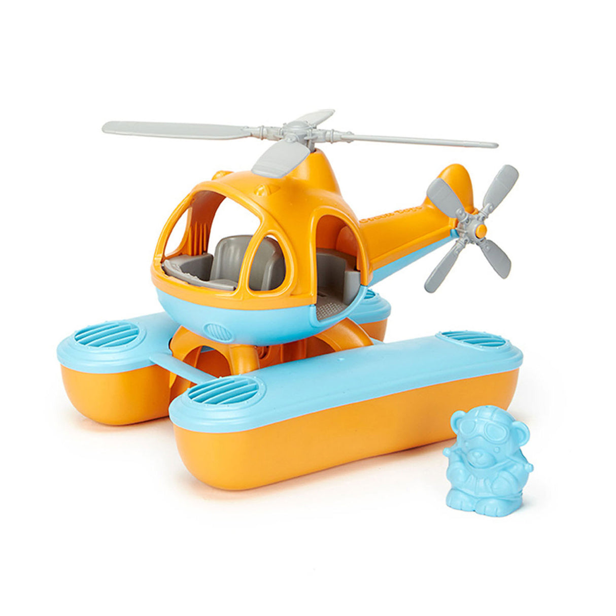 Green Toys Water Helicopter Orange Recycled Plastic