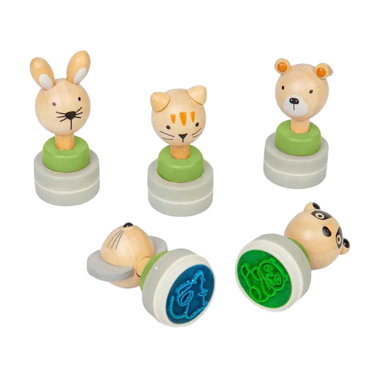 Bigjigs Holzstempel, 5 Stk.