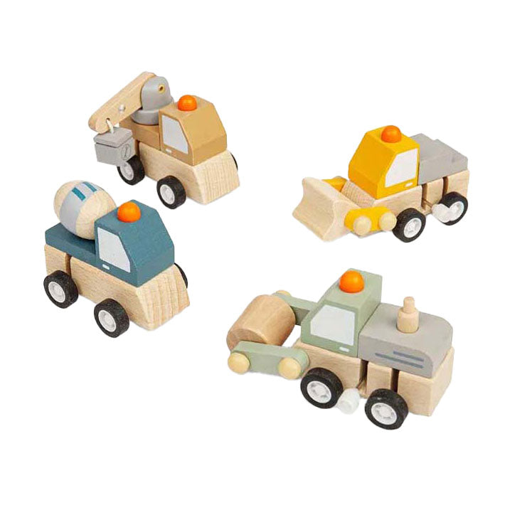 Bigjigs camion a molla in legno