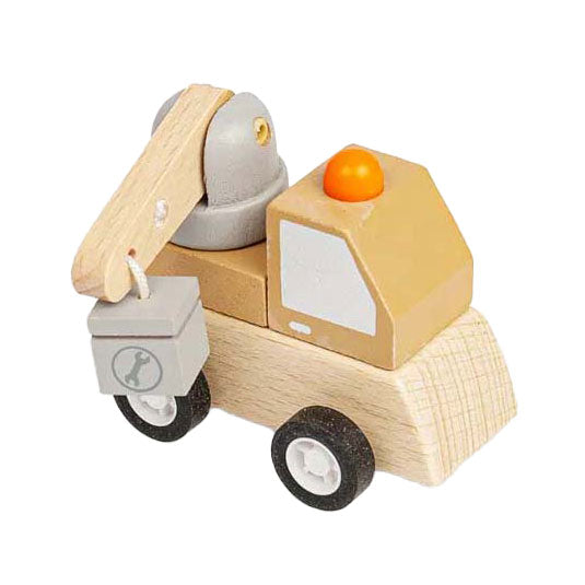 Bigjigs camion a molla in legno