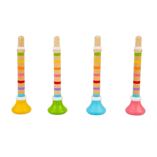 Bigjigs träfärgad trumpet