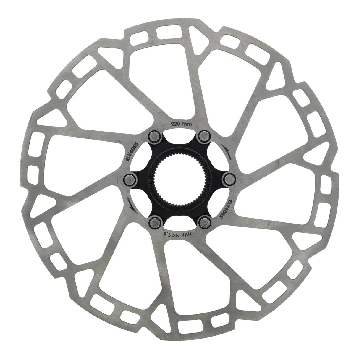 ELVEDES BRAKE DISC CENTERLOCK Ø220MM T = 1,8 mm