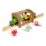 Bigjigs hölzerner Monstertunnel