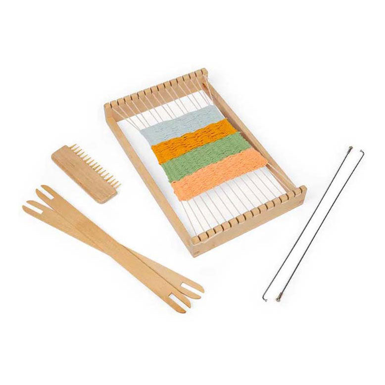 Bigjigs wooden weaving window set, 10dlg.