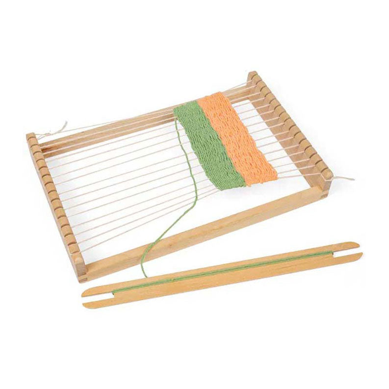 Bigjigs wooden weaving window set, 10dlg.