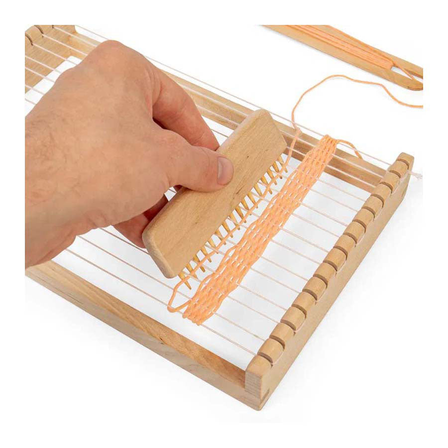 Bigjigs wooden weaving window set, 10dlg.