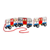 Bigjigs wooden London pull bus
