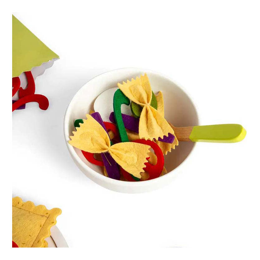 Bigjigs pasta för två speluppsättningar, 64dlg.