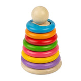 Bigjigs hëlze geheime Form Stacker, 16 Stéck.