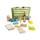 Bigjigs puinen ostosleikkisetti, 17 osaa.