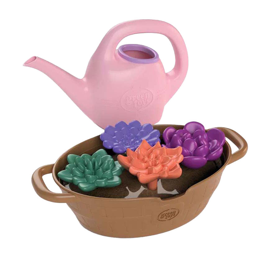 Green toys color changing water activity set pink