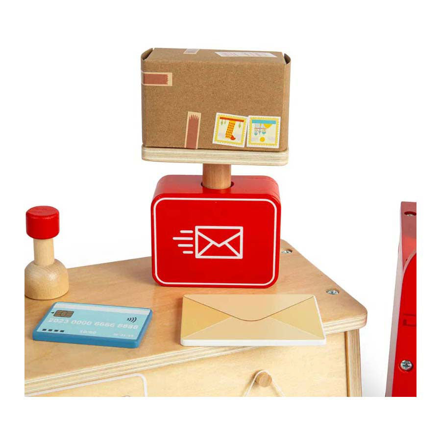 Bigjigs Houten Post Office Speelset, 19dlg.