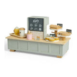 Bigjigs kaffehörna lekset i trä, 32 delar.