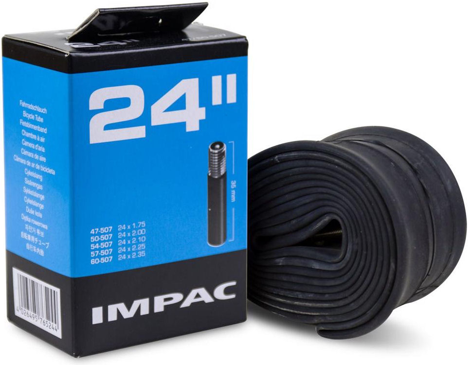 Impac Inner Tube (par Schwalbe) AV24 24x1,5 2,35 Etro 40 60-507, Valve: Auto Schrader 35 mm
