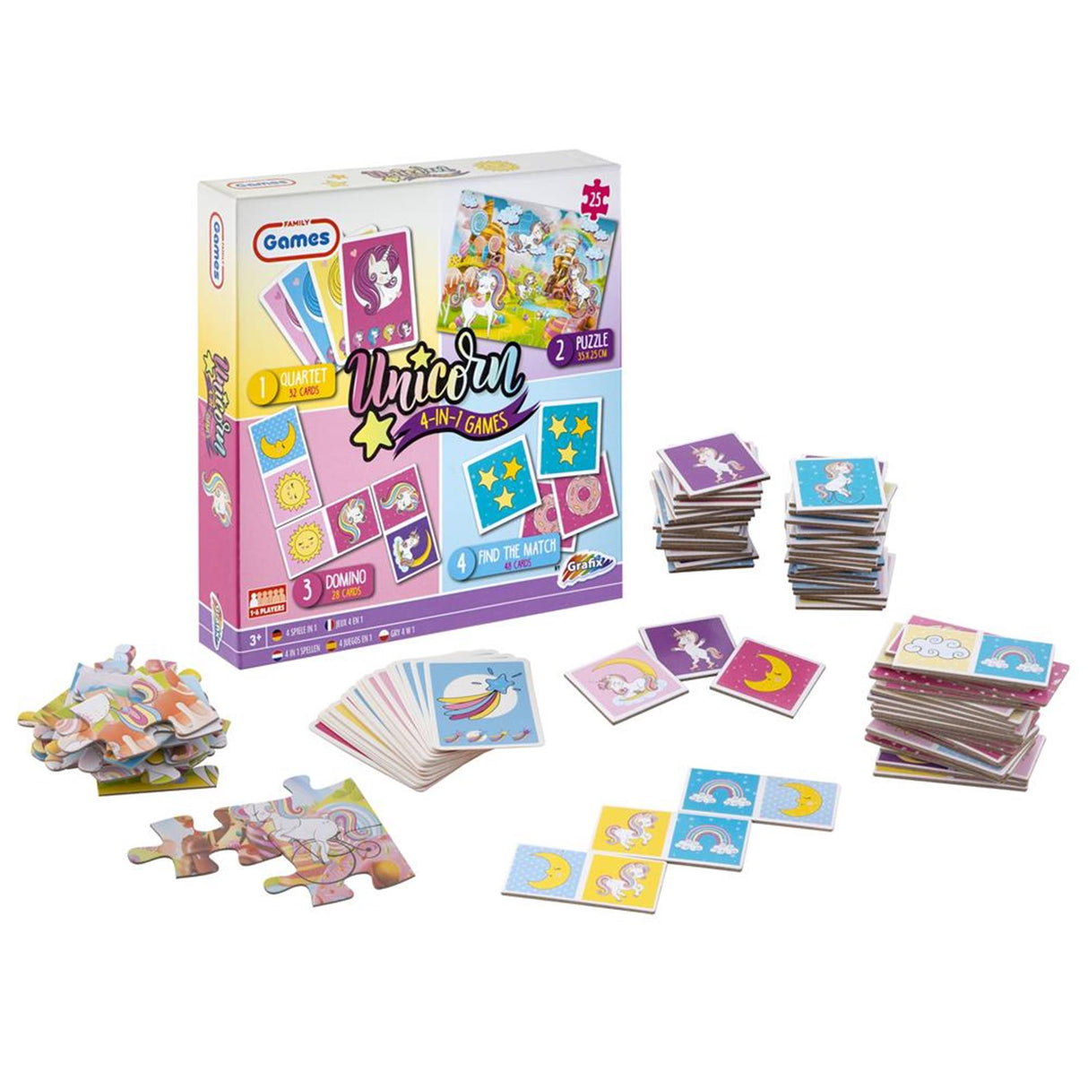 Grafix Game Box 4in1 Vienaragis