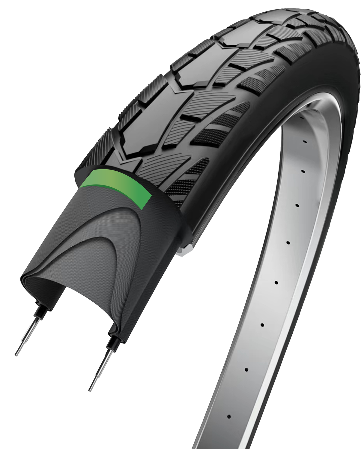 Performance Buitenband de bord Protection 26 x 1,75 47-559 - noir avec réflexion