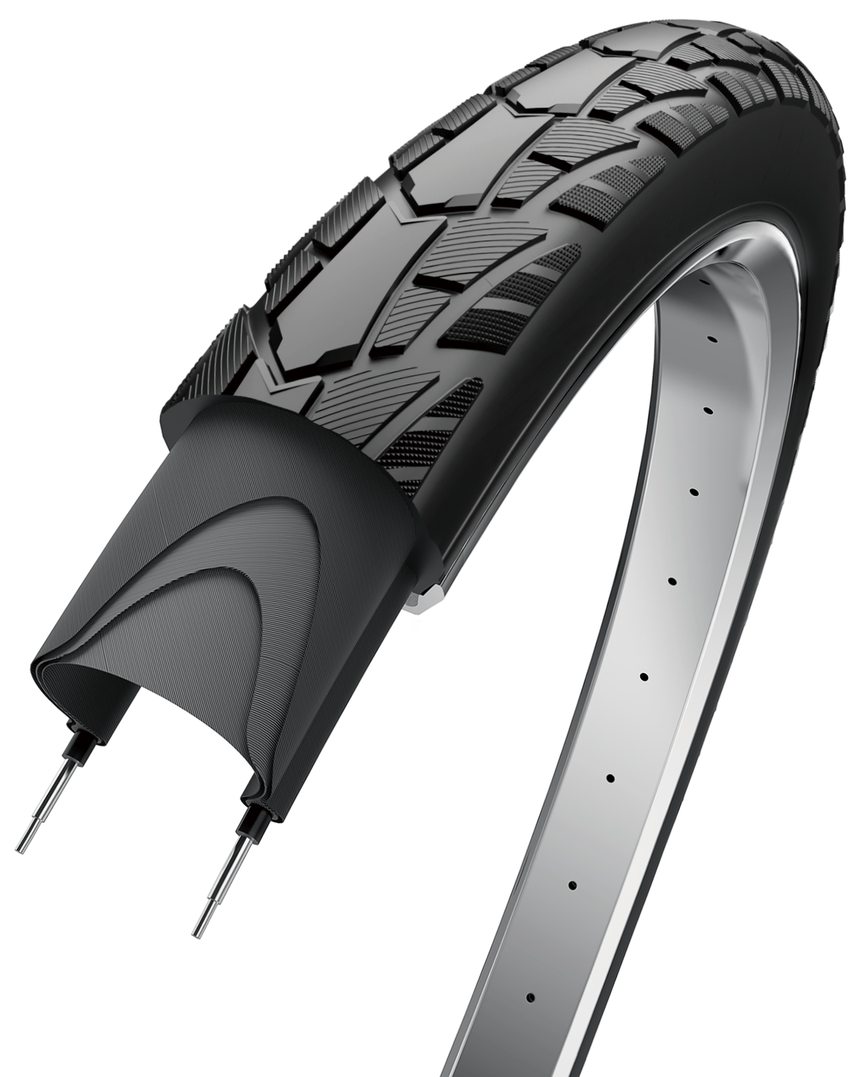 Edge Buitenband Performance Basic 28 x 1.50 40-622 -Black with reflection