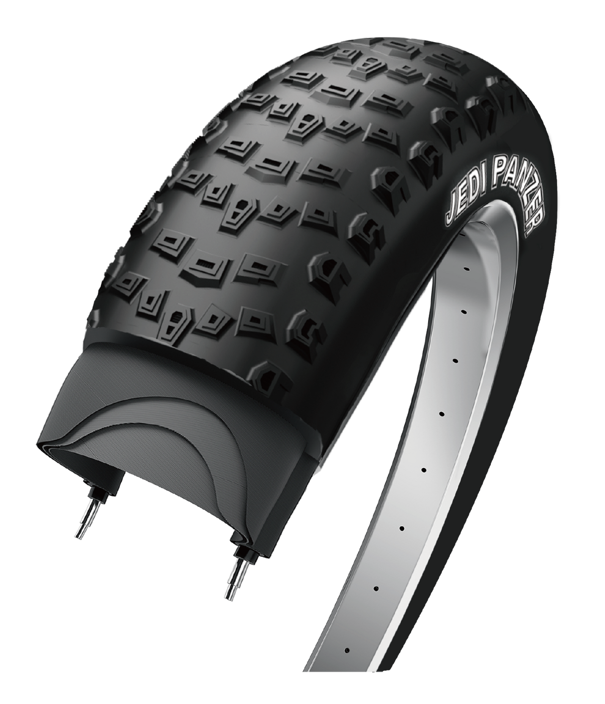 Edge Tire Jedi Fatbike 20 x 4,00 100-406 - Svart