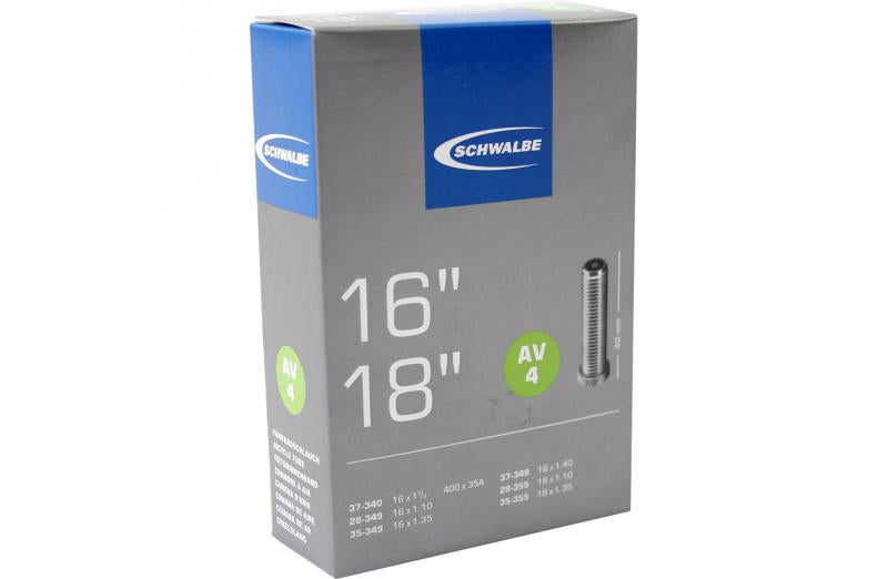Вътрешна тръба Schwalbe 16 18 инча (37-340, 28 37-349, 28 35-355) AV 40 mm