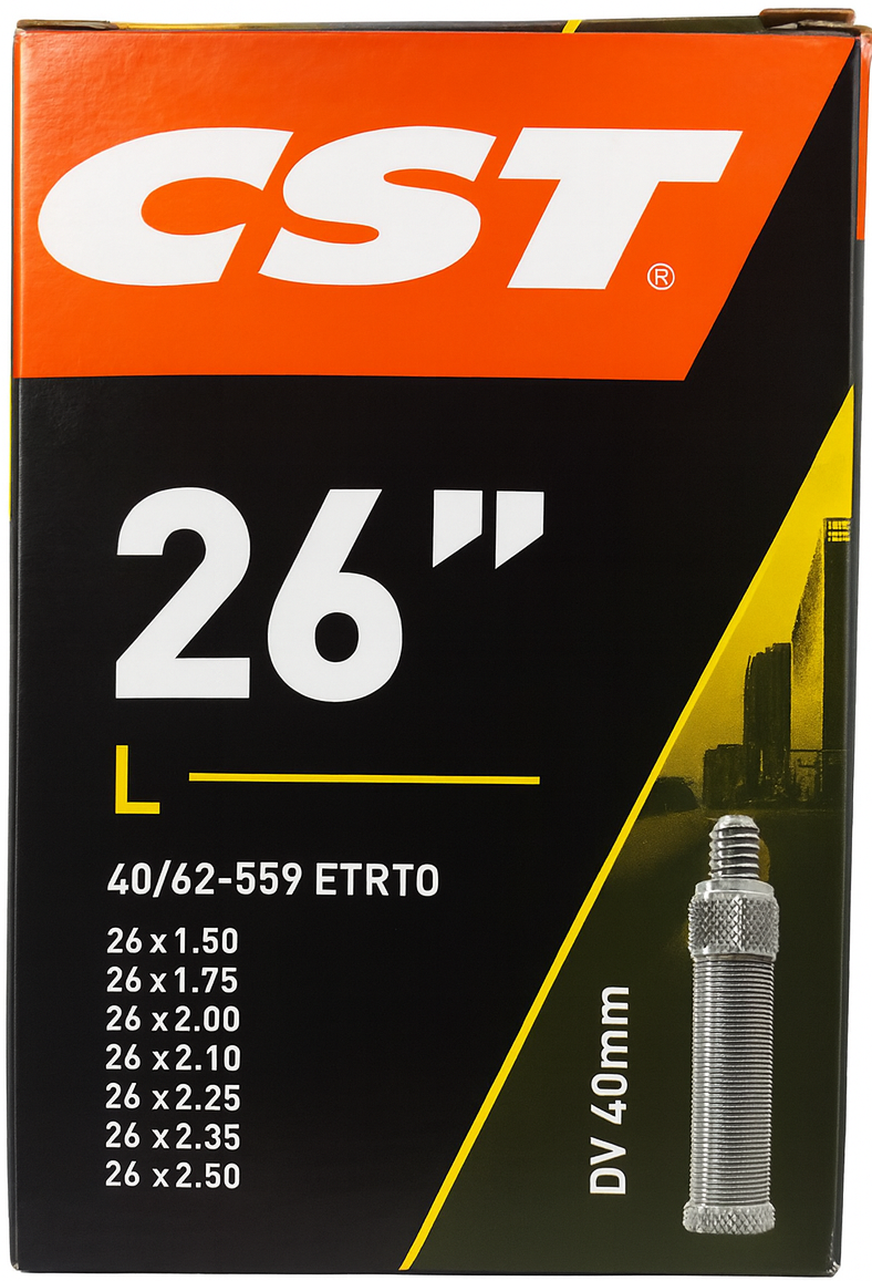 CST binnenband 26x1.75-1.90-2.30 ETRO 40 62-559, Válvula: Blitz Hollands 40 mm