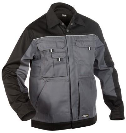 Dassy werkjas lugano p k grijs zwart xl