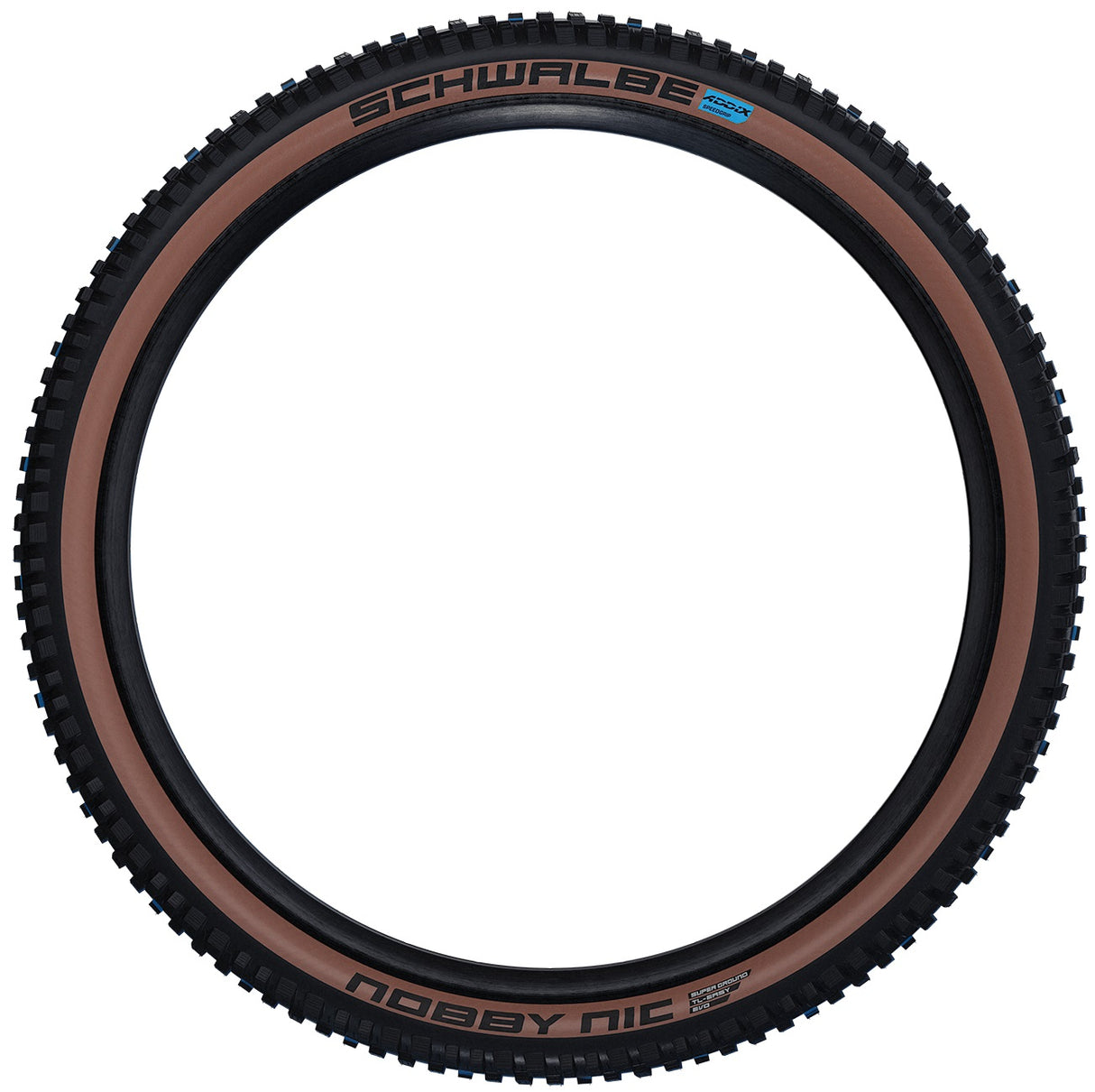 Banda pieghevole Schwalbe Nic Super Ground 27,5 x 2,40 62-584 mm - Swall in bronzo