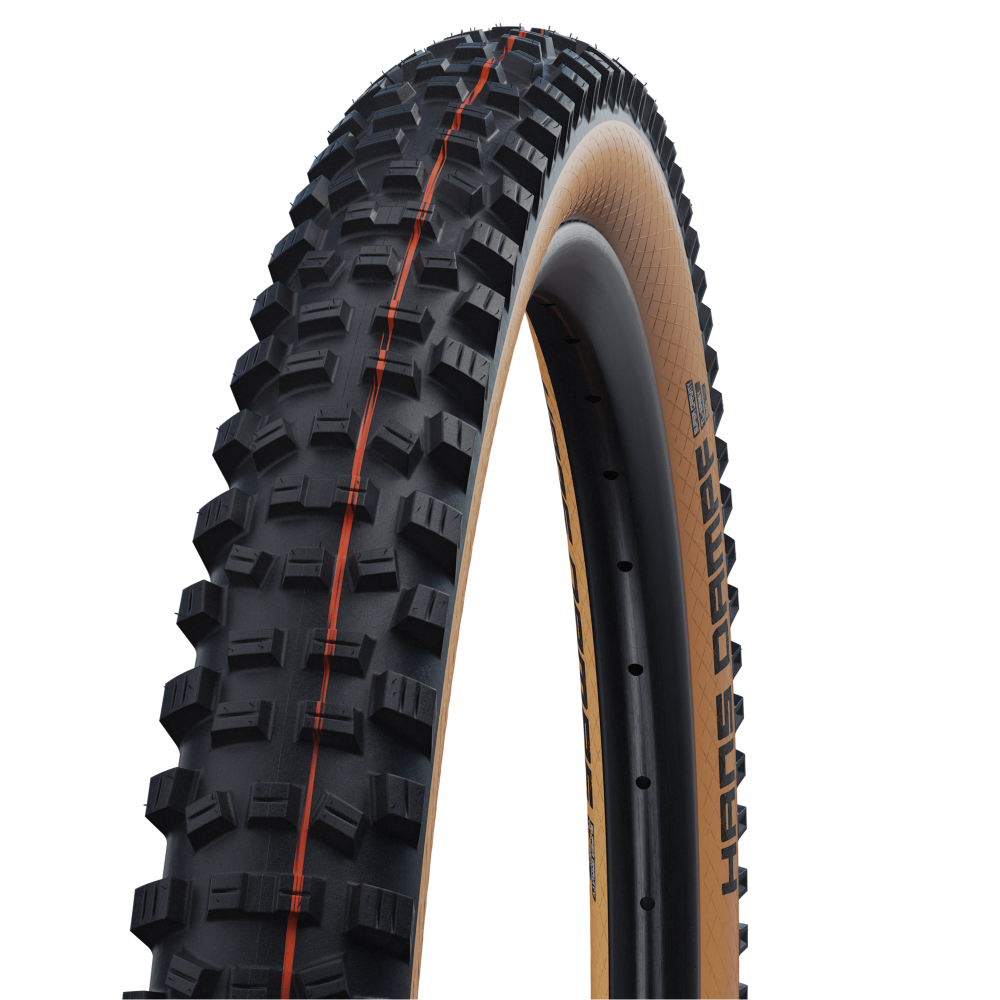 Folding band Schwalbe Hans Dampf Super Trail 27.5 x 2.60 65-584 mm - Bronze Sidewall
