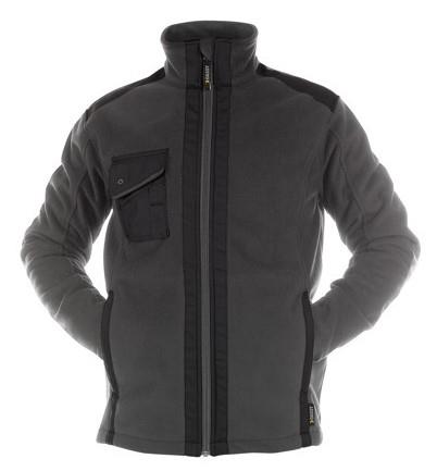 Dassy fleecejas croft grijs zwart s