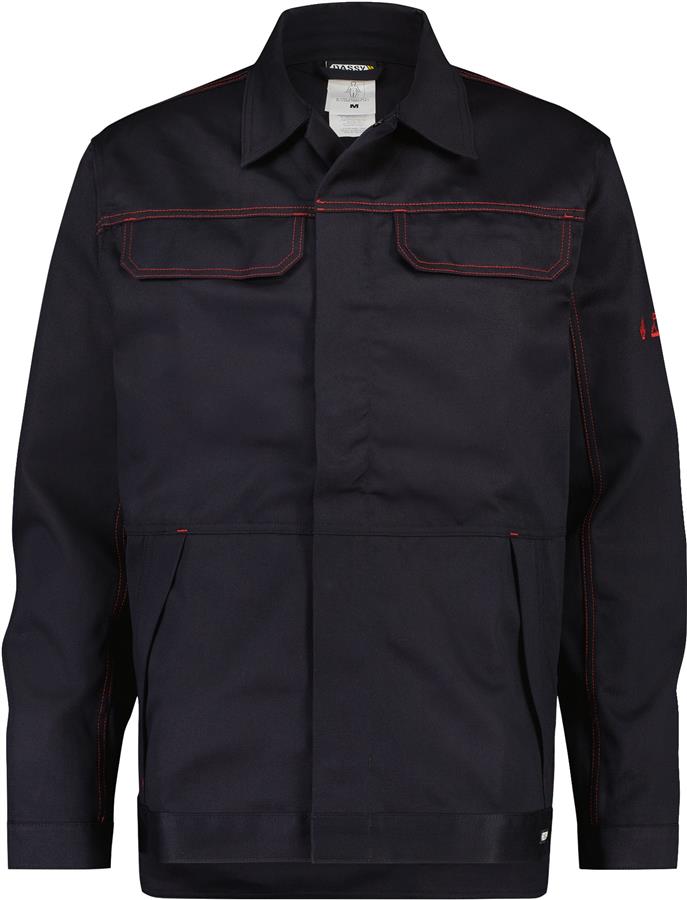 Dassy vlamvertragende werkvest montana zwart xl