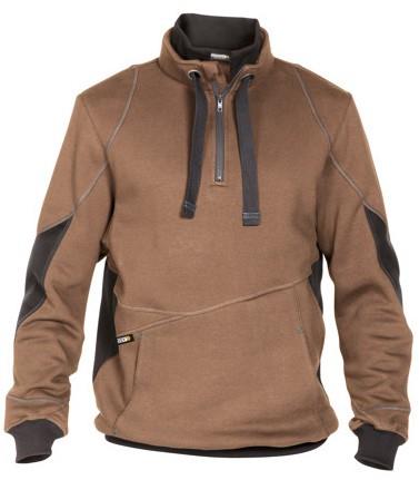 Dassy sweater stellar bruin grijs 3xl