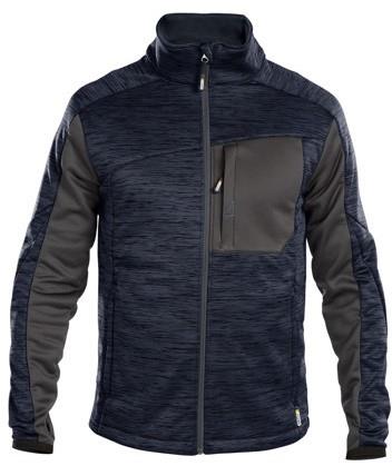 Dassy midlayer vest convex nachtblauw antraciet m