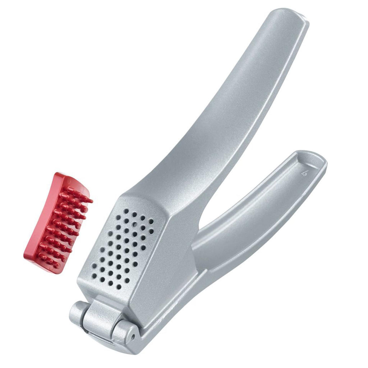 Westmark garlic press white with red
