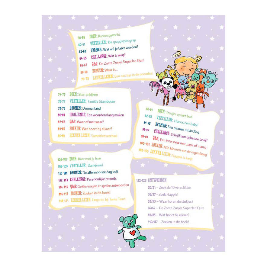 The sweet sisters of the book are far from tired