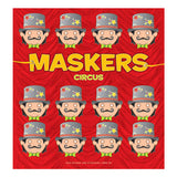 Central bok hus masker: cirkus