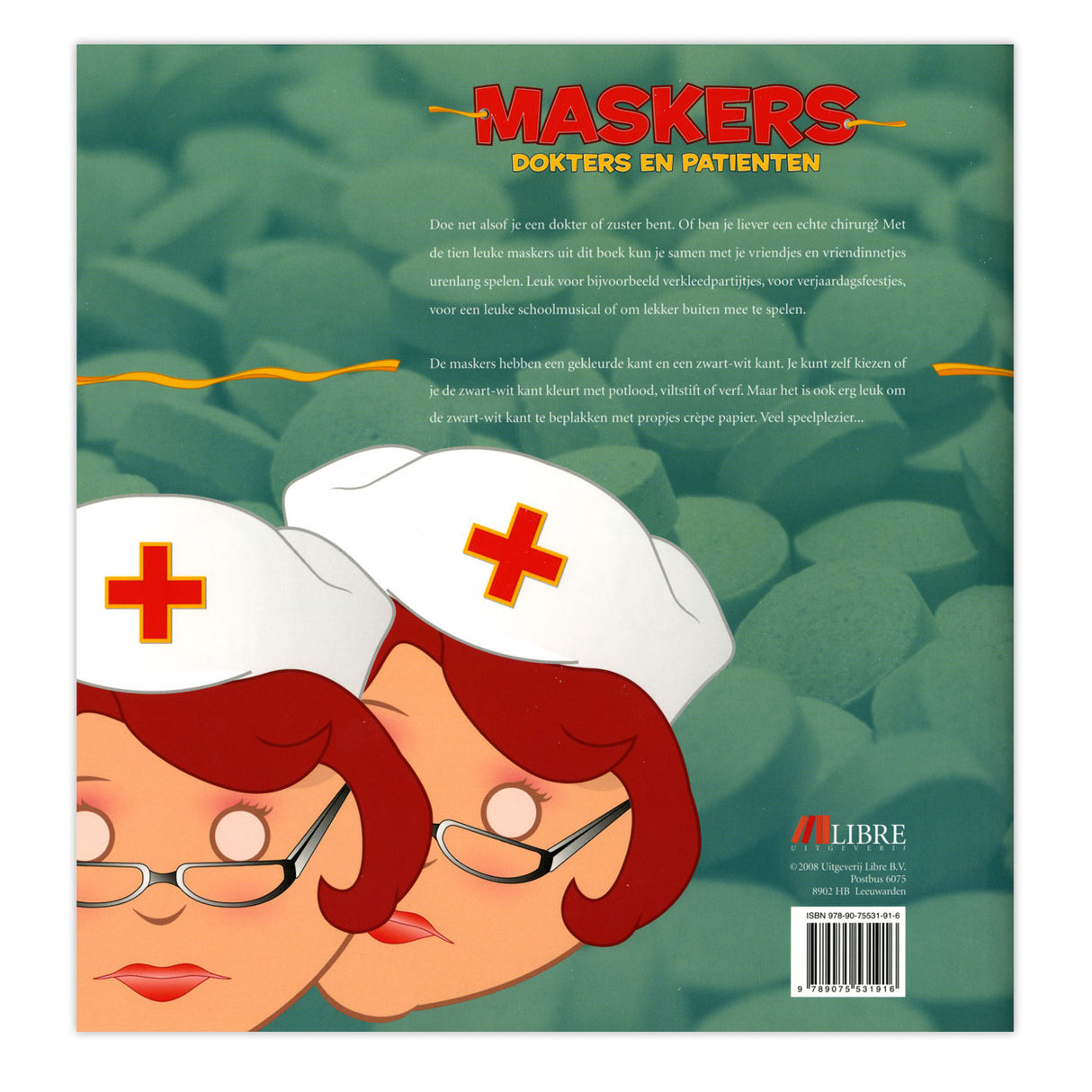 Central book house masks: doctors and patients