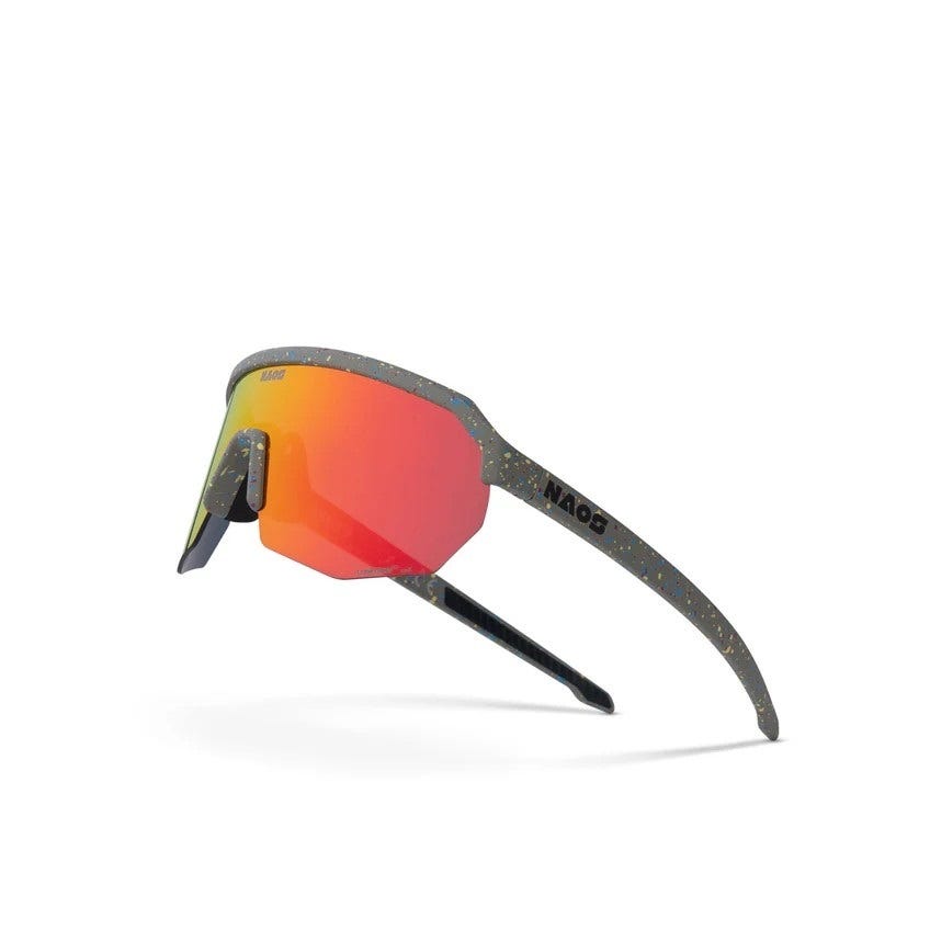 Naos zonnebril helbo regular funfetti black red