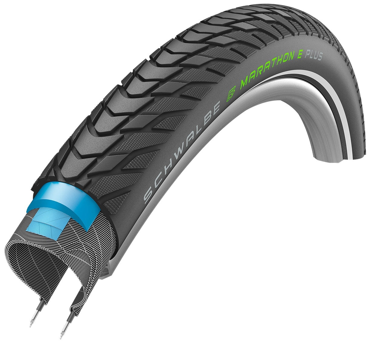 ut däck av maraton e-plus 28 x 1,75 (47-622) rs svart