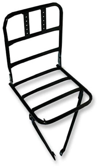Front carrier Steco Matzwart 30x30cm