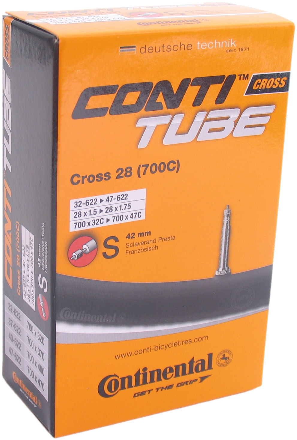 Continental inner tube cross 28 inch (32 47-622) FV 42 mm